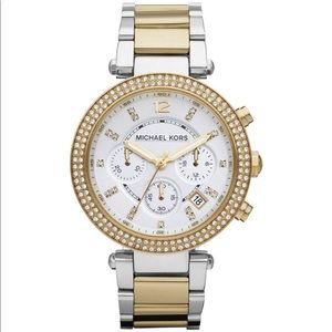 Michael by Michael Kors ‘Parker’ Two Tone Watch